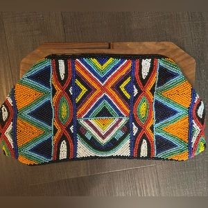 Express Beaded Clutch purse.